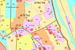 Bản đồ quy hoạch sử dụng đất xã Tri Thủy, Phú Xuyên, Hà Nội