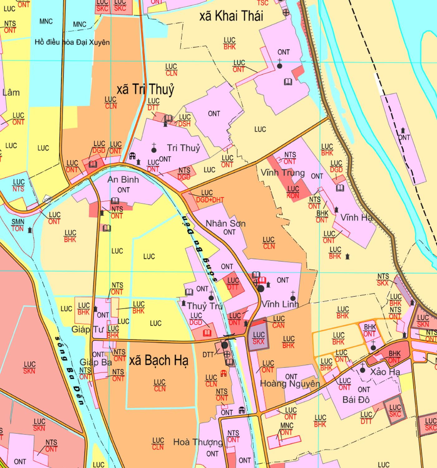 Bản đồ quy hoạch sử dụng đất xã Tri Thủy, Phú Xuyên, Hà Nội - Ảnh 2.