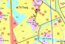 Bản đồ quy hoạch giao thông xã Tri Trung, Phú Xuyên, Hà Nội