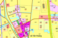 Bản đồ quy hoạch sử dụng đất xã Văn Hoàng, Phú Xuyên, Hà Nội