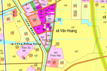 Bản đồ quy hoạch giao thông xã Văn Hoàng, Phú Xuyên, Hà Nội