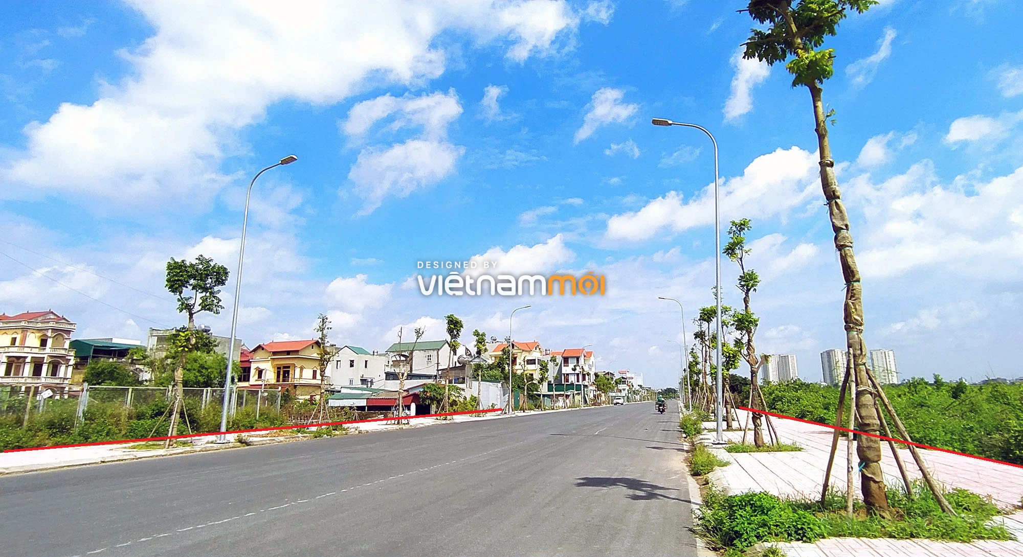 Toàn cảnh đường nối Bát Khối - QL1A đang mở theo quy hoạch ở quận Long Biên, Hà Nội - Ảnh 5.