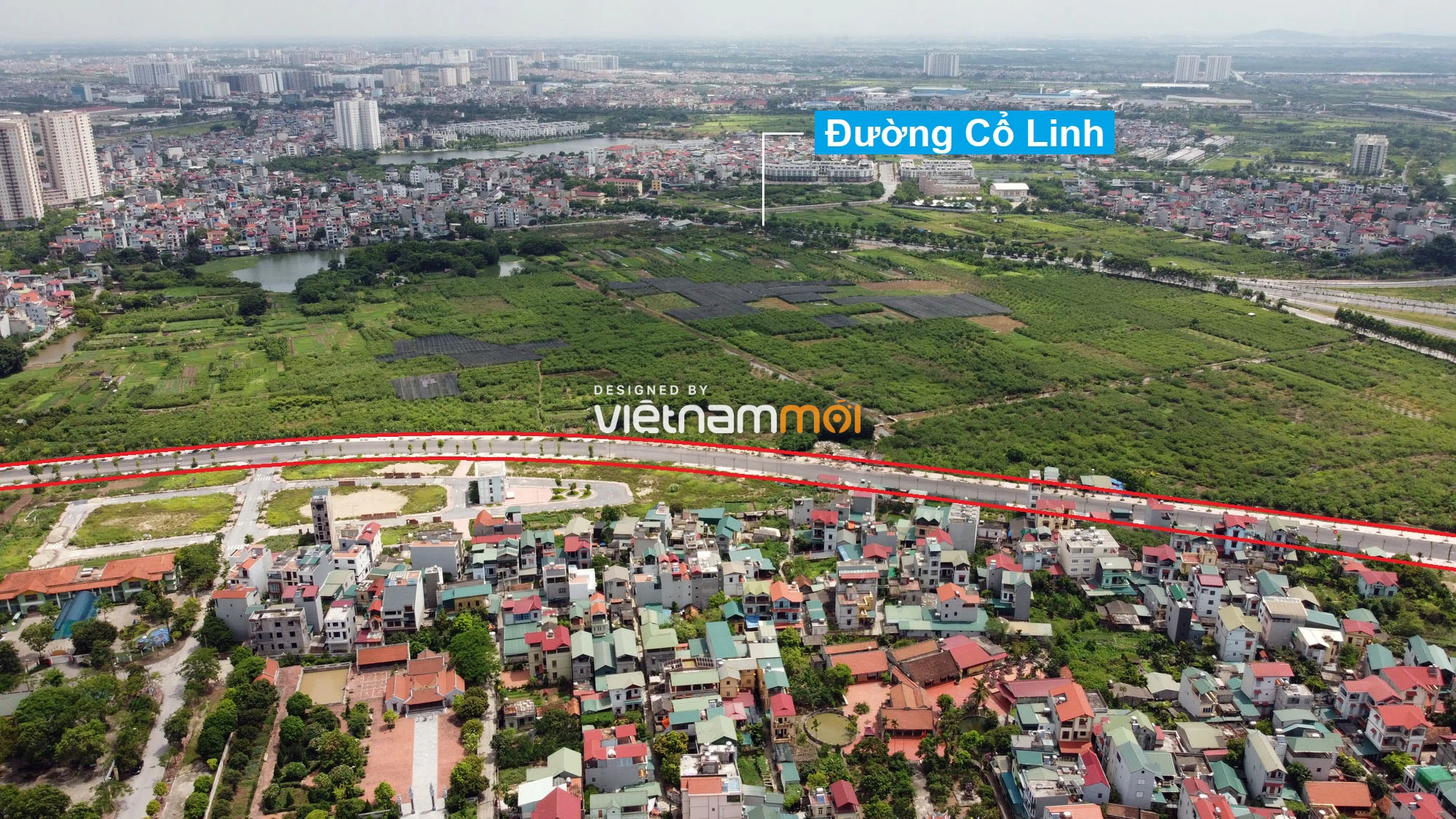Toàn cảnh đường nối Bát Khối - QL1A đang mở theo quy hoạch ở quận Long Biên, Hà Nội - Ảnh 13.