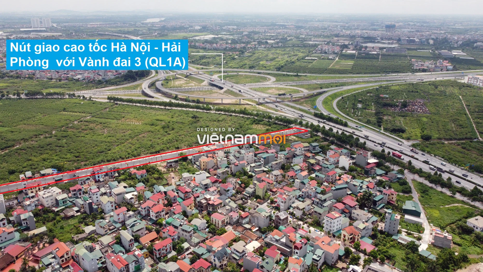 Toàn cảnh đường nối Bát Khối - QL1A đang mở theo quy hoạch ở quận Long Biên, Hà Nội - Ảnh 14.