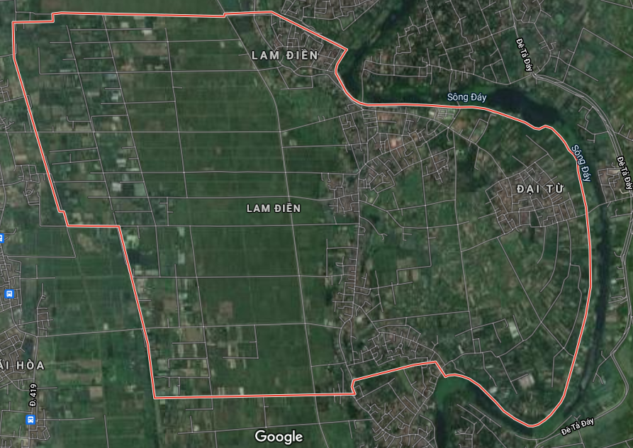 Bản đồ quy hoạch sử dụng đất xã Lam Điền, Chương Mỹ, Hà Nội - Ảnh 1.