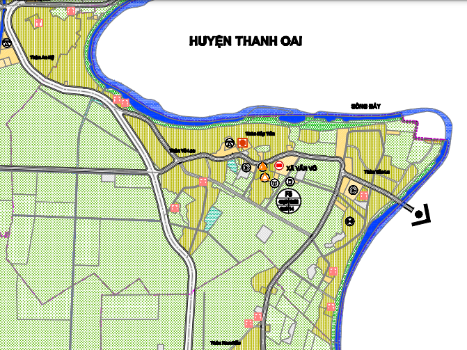 Bản đồ quy hoạch giao thông xã Văn Võ, Chương Mỹ, Hà Nội - Ảnh 2. Bản đồ quy hoạch giao thông xã Văn Võ, Chương Mỹ, Hà Nội - Ảnh 2.