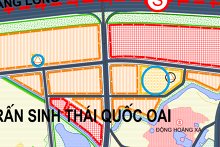 Đất dính quy hoạch ở thị trấn Quốc Oai, Quốc Oai, Hà Nội