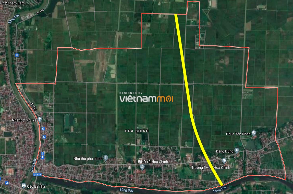 Đường sẽ mở ở xã Hòa Chính, Chương Mỹ, Hà Nội - Ảnh 3.