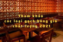 Tham khảo các loại gạch bông gió được ưa chuộng 2021