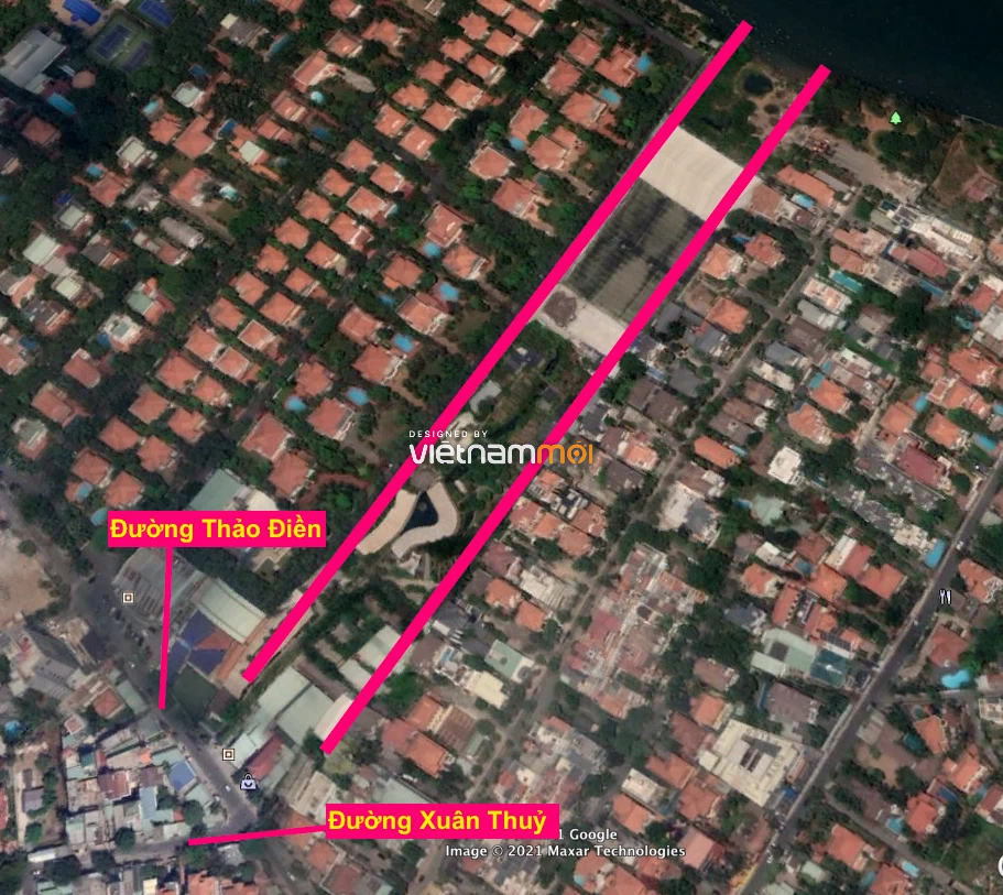 Đường sẽ mở theo quy hoạch ở phường Thảo Điền, Quận 2, TP HCM (phần 1) - Ảnh 3.