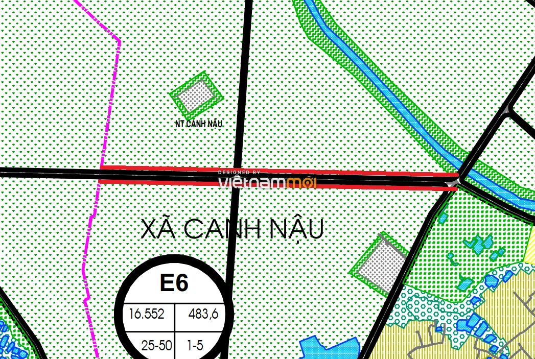 Đường sẽ mở ở xã Canh Nậu, Thạch Thất, Hà Nội - Ảnh 1.