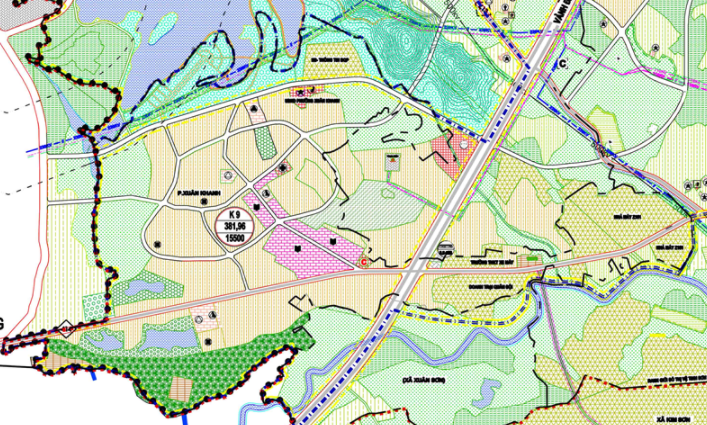 Bản đồ quy hoạch sử dụng đất phường Xuân Khanh, Sơn Tây, Hà Nội - Ảnh 2. Bản đồ quy hoạch sử dụng đất phường Xuân Khanh, Sơn Tây, Hà Nội - Ảnh 2.