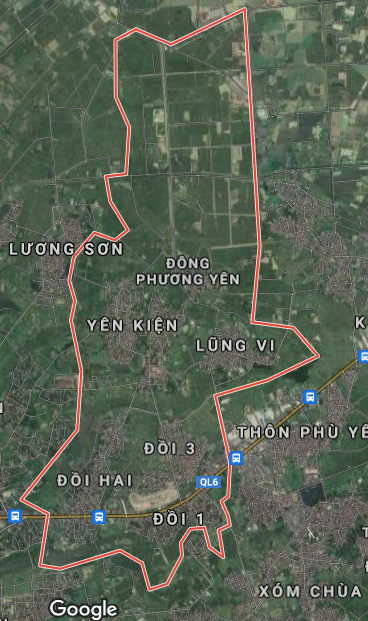 Bản đồ quy hoạch sử dụng đất xã Đông Phương Yên, Chương Mỹ, Hà Nội - Ảnh 1.