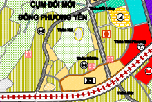 Đất dính quy hoạch ở xã Đông Phương Yên, Chương Mỹ, Hà Nội