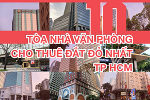 [Infographic] Những tòa nhà văn phòng cho thuê đắt đỏ nhất TP HCM 