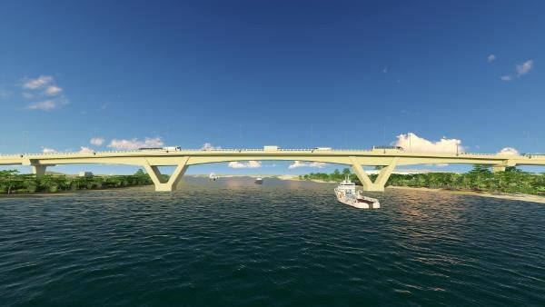Cầu Quang Thanh và cầu Dinh 700 tỷ đồng nối Hải Phòng - Hải Dương sắp thông xe - Ảnh 2.