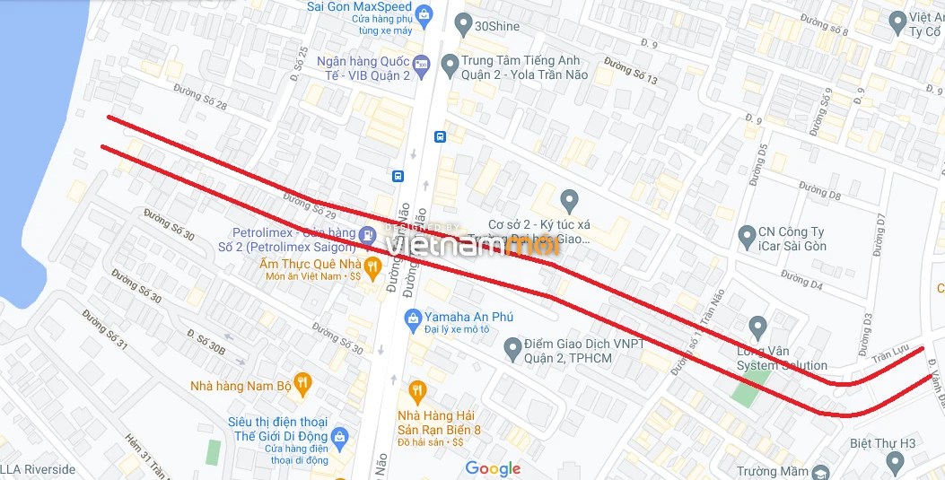 Đường sẽ mở theo quy hoạch ở phường Bình An, Quận 2, TP HCM (phần 1) - Ảnh 5.