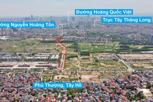 Vành đai 2,5 sẽ mở theo quy hoạch qua quận Tây Hồ, Hà Nội