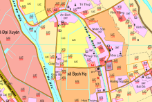 Bản đồ quy hoạch sử dụng đất xã Bạch Hạ, Phú Xuyên, Hà Nội