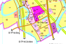 Bản đồ quy hoạch giao thông xã Châu Can, Phú Xuyên, Hà Nội