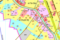 Bản đồ quy hoạch sử dụng đất xã Chuyên Mỹ, Phú Xuyên, Hà Nội