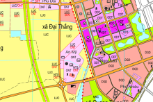 Bản đồ quy hoạch giao thông xã Đại Thắng, Phú Xuyên, Hà Nội