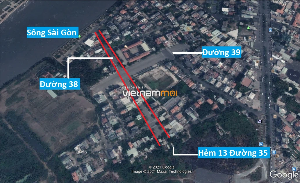 Đường sẽ mở theo quy hoạch ở phường Bình An, quận 2, TP HCM (phần 3) - Ảnh 5. Đường sẽ mở theo quy hoạch ở phường Bình An, quận 2, TP HCM (phần 3) - Ảnh 5.