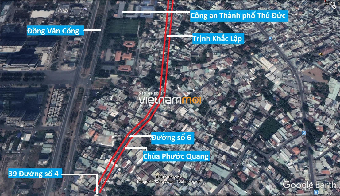 Đường sẽ mở theo quy hoạch ở phường Thạnh Mỹ Lợi, quận 2, Thủ Đức, TP HCM (phần 5) - Ảnh 5. Đường sẽ mở theo quy hoạch ở phường Thạnh Mỹ Lợi, quận 2, Thủ Đức, TP HCM (phần 5) - Ảnh 5.