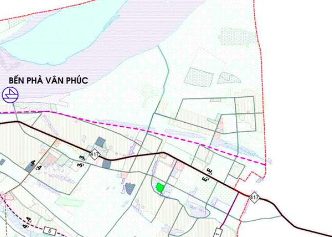 Bản đồ quy hoạch giao thông xã Vân Nam, Phúc Thọ, Hà Nội - Ảnh 2.