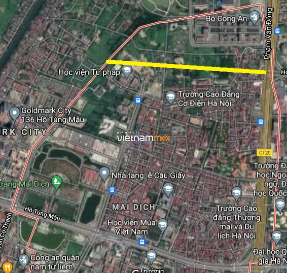 Đường sẽ mở ở phường Mai Dịch, Cầu Giấy, Hà Nội - Ảnh 2.