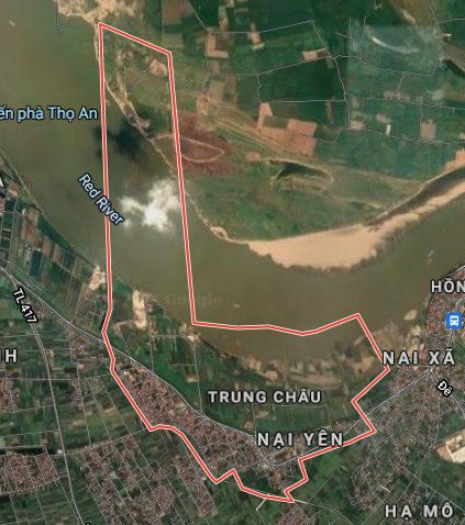 Bản đồ quy hoạch sử dụng đất xã Trung Châu, Đan Phượng, Hà Nội - Ảnh 1.