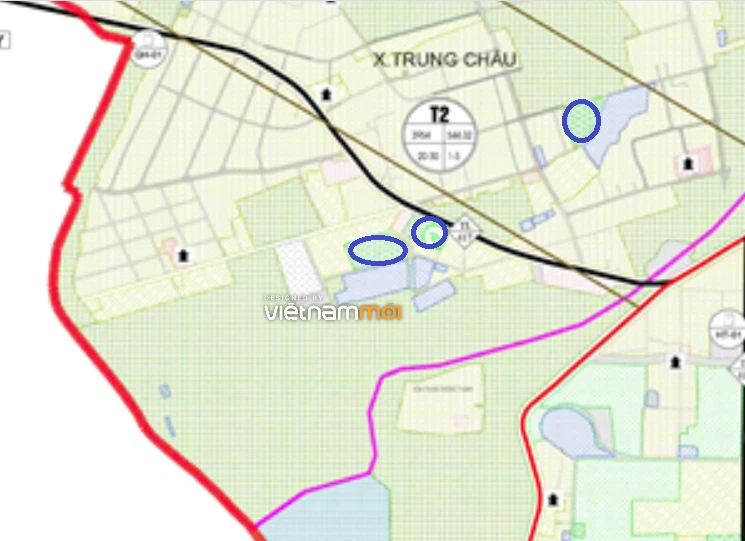 Đất dính quy hoạch ở xã Trung Châu, Đan Phượng, Hà Nội - Ảnh 1.