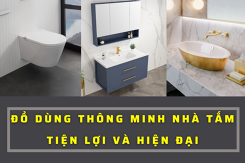 Các đồ dùng thông minh nhà tắm tiện lợi và hiện đại