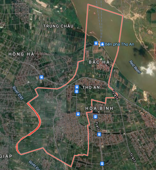 Bản đồ quy hoạch sử dụng đất xã Thọ An, Đan Phượng, Hà Nội - Ảnh 1.