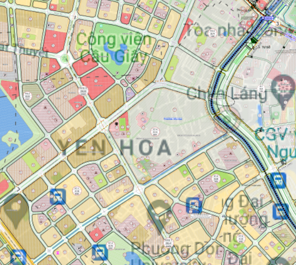 Bản đồ quy hoạch sử dụng đất phường Yên Hoà, Cầu Giấy, Hà Nội - Ảnh 2. Bản đồ quy hoạch sử dụng đất phường Yên Hoà, Cầu Giấy, Hà Nội - Ảnh 2.