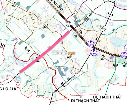 Đường sẽ mở ở xã Trạch Mỹ Lộc, Phúc Thọ, Hà Nội - Ảnh 1. Đường sẽ mở ở xã Trạch Mỹ Lộc, Phúc Thọ, Hà Nội - Ảnh 1.