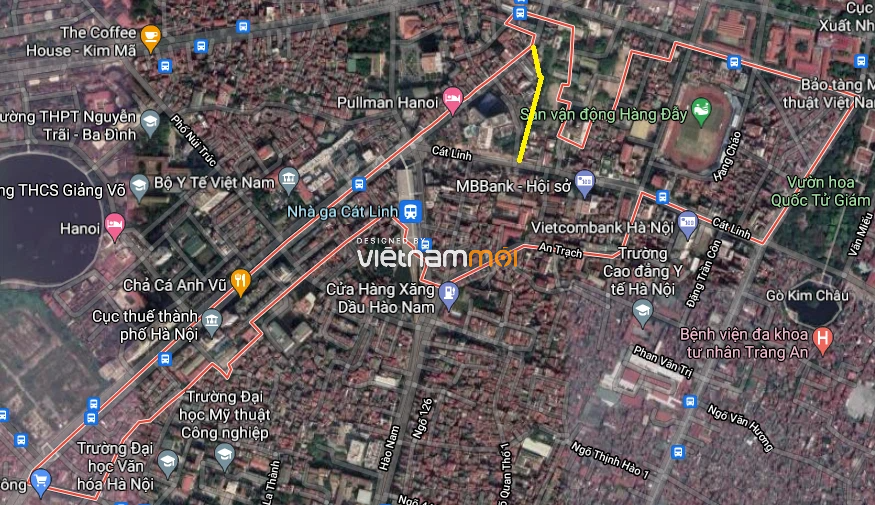 Đường sẽ mở ở phường Cát Linh, Đống Đa, Hà Nội - Ảnh 2. Đường sẽ mở ở phường Cát Linh, Đống Đa, Hà Nội - Ảnh 2.
