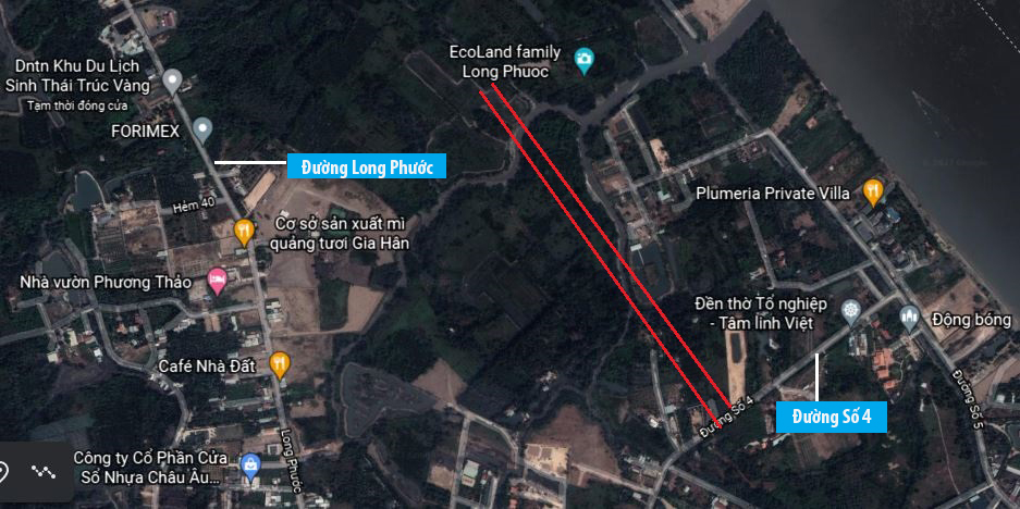 Đường sẽ mở theo quy hoạch ở phường Long Phước, quận 9, Thủ Đức, TP HCM (phần 3) - Ảnh 3.