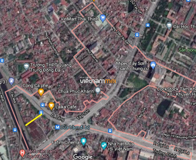 Đường sẽ mở ở phường Ngã Tư Sở, Đống Đa, Hà Nội - Ảnh 2. Đường sẽ mở ở phường Ngã Tư Sở, Đống Đa, Hà Nội - Ảnh 2.