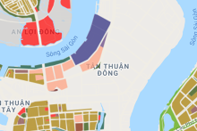 Bản đồ quy hoạch sử dụng đất phường Tân Thuận Đông, quận 7, TP HCM