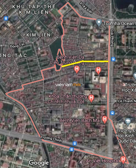 Đường sẽ mở ở phường Phương Mai, Đống Đa, Hà Nội - Ảnh 2. Đường sẽ mở ở phường Phương Mai, Đống Đa, Hà Nội - Ảnh 2.