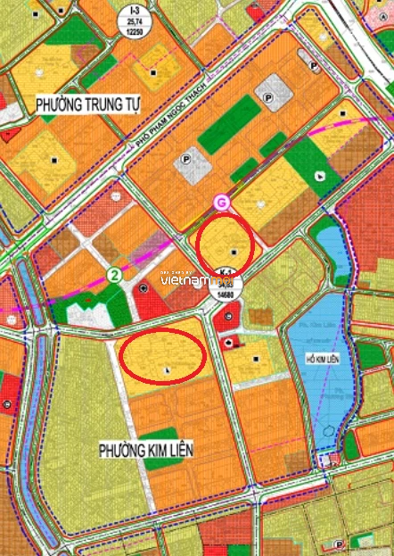 Đất dính quy hoạch ở phường Kim Liên, Đống Đa, Hà Nội - Ảnh 1.