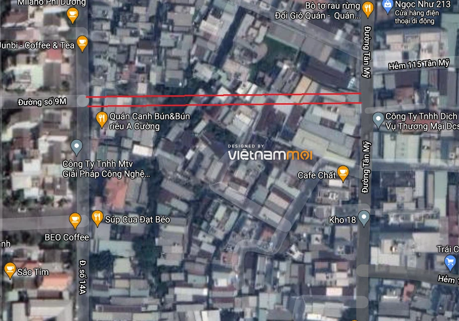 Đường sẽ mở ở phường Tân Thuận Tây, quận 7, TP HCM - Ảnh 3.