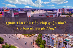 Quận Tân Phú tiếp giáp quận nào? Có bao nhiêu phường?