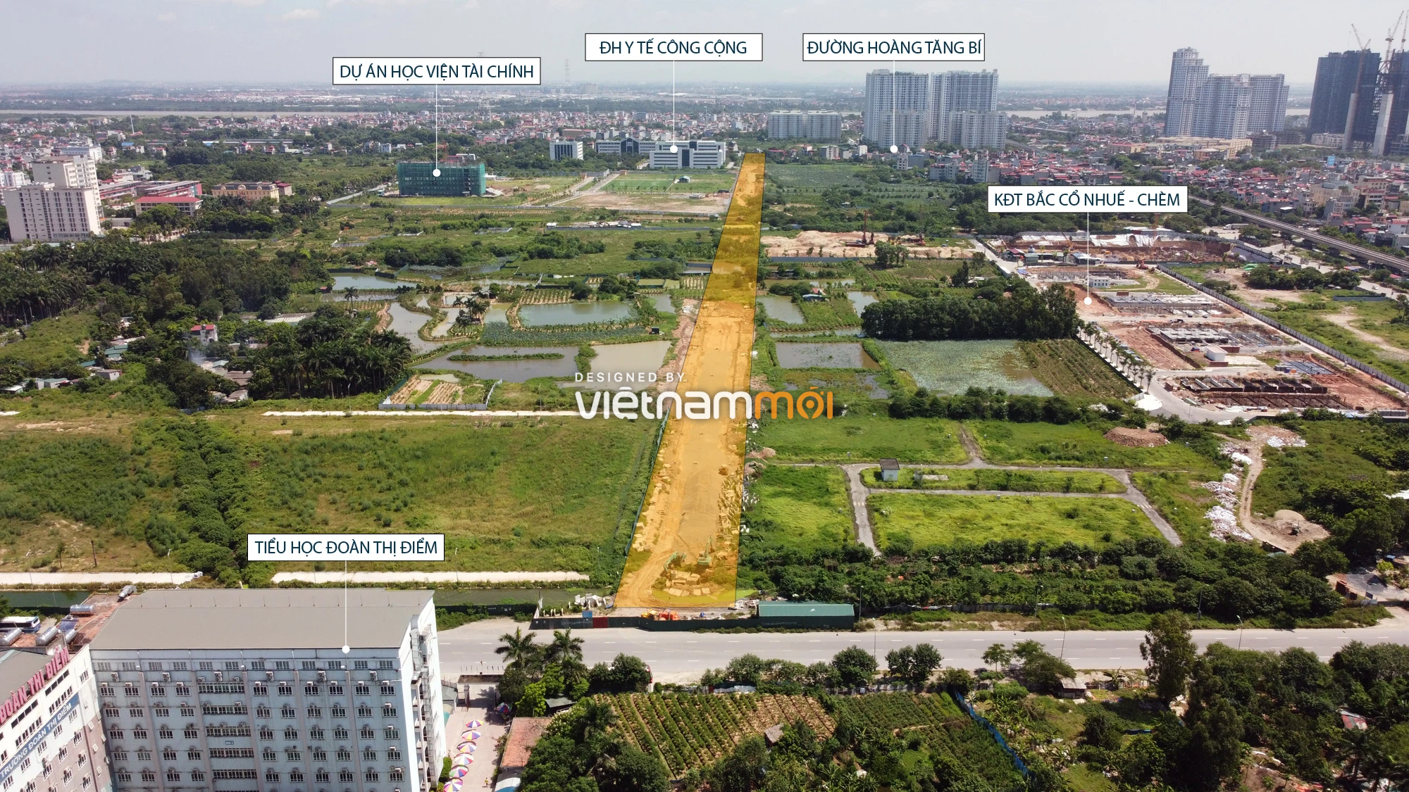 Toàn cảnh tuyến đường nối Hoàng Tăng Bí - Phố Viên đang mở theo quy hoạch ở Hà Nội - Ảnh 17. Toàn cảnh tuyến đường nối Hoàng Tăng Bí - Phố Viên đang mở theo quy hoạch ở Hà Nội - Ảnh 17.