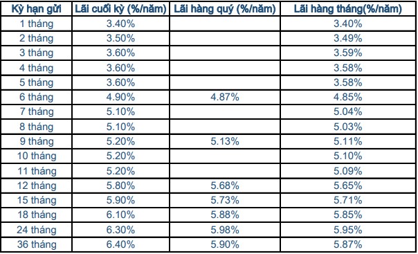Cập nhật lãi suất ngân hàng Sacombank tháng 7/2021 - Ảnh 2. Cập nhật lãi suất ngân hàng Sacombank tháng 7/2021 - Ảnh 2.