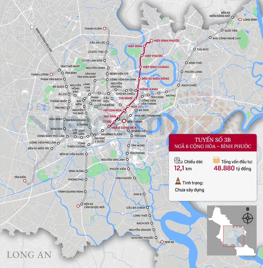 8 tuyến đường sắt đô thị của TP HCM: Metro số 1 chạy thương mại năm 2022, Metro số 2 GPMB xong trong năm nay - Ảnh 9. 8 tuyến đường sắt đô thị của TP HCM: Metro số 1 chạy thương mại năm 2022, Metro số 2 GPMB xong trong năm nay - Ảnh 9.