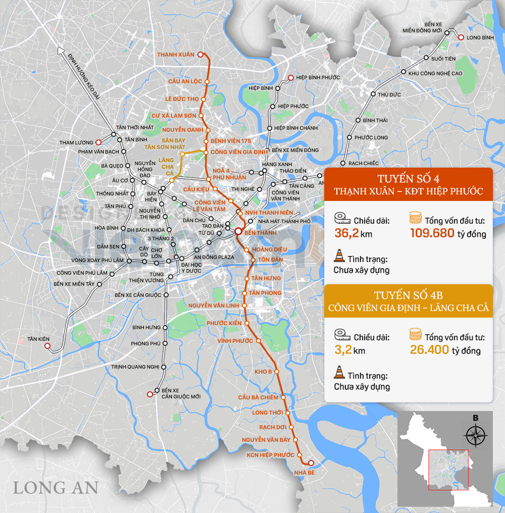 8 tuyến đường sắt đô thị của TP HCM: Metro số 1 chạy thương mại năm 2022, Metro số 2 GPMB xong trong năm nay - Ảnh 10. 8 tuyến đường sắt đô thị của TP HCM: Metro số 1 chạy thương mại năm 2022, Metro số 2 GPMB xong trong năm nay - Ảnh 10.