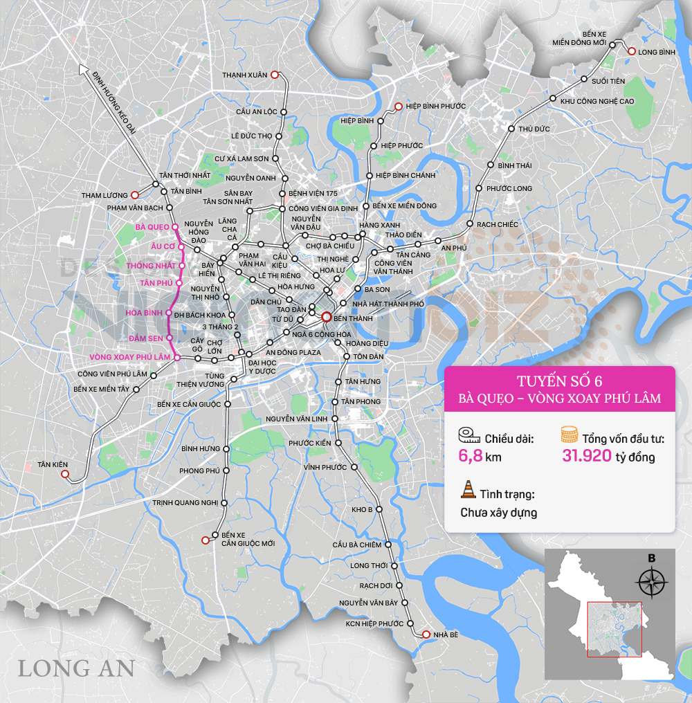 8 tuyến đường sắt đô thị của TP HCM: Metro số 1 chạy thương mại năm 2022, Metro số 2 GPMB xong trong năm nay - Ảnh 12. 8 tuyến đường sắt đô thị của TP HCM: Metro số 1 chạy thương mại năm 2022, Metro số 2 GPMB xong trong năm nay - Ảnh 12.