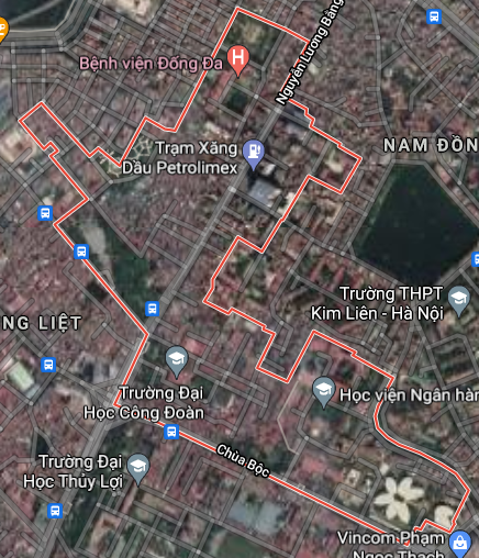 Bản đồ quy hoạch sử dụng đất phường Quang Trung, Đống Đa, Hà Nội - Ảnh 1.